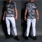 Russeluno ラッセルノ ゴルフウェア メンズ STITCH SLIM LONG PANTS ステッチスリムロングパンツ 2WAYストレッチ ウエストベルト部分ゴム仕様 rs-2610702