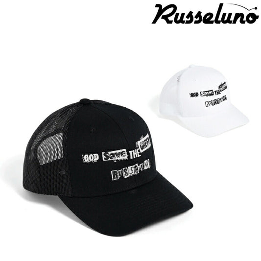 Russeluno ラッセルノ ゴルフウェア メンズ レディース CURVED VISOR MESH CAP カーブバイザーメッシュキャップ 帽子 rs-2612105