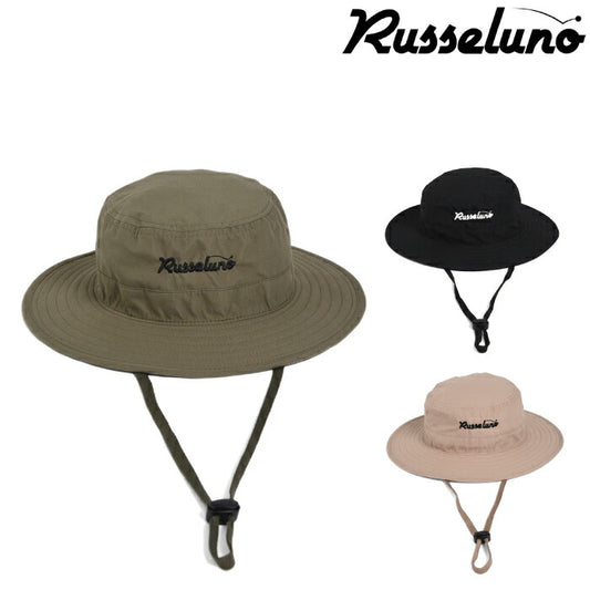 Russeluno ラッセルノ ゴルフウェア メンズ レディース OG LOGO SAFARI HAT オジーロゴサファリハット 帽子 ツバ広め rs-2612109