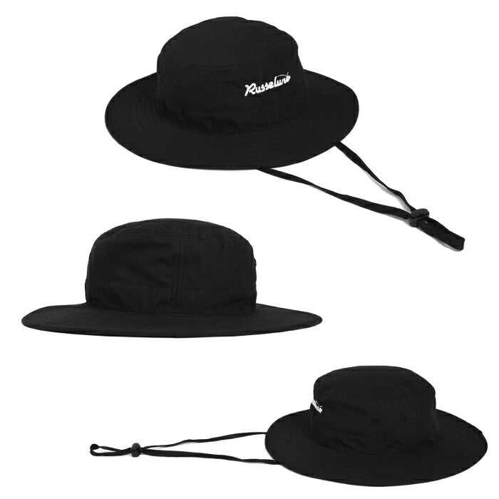 Russeluno ラッセルノ ゴルフウェア メンズ レディース OG LOGO SAFARI HAT オジーロゴサファリハット 帽子 ツバ広め rs-2612109