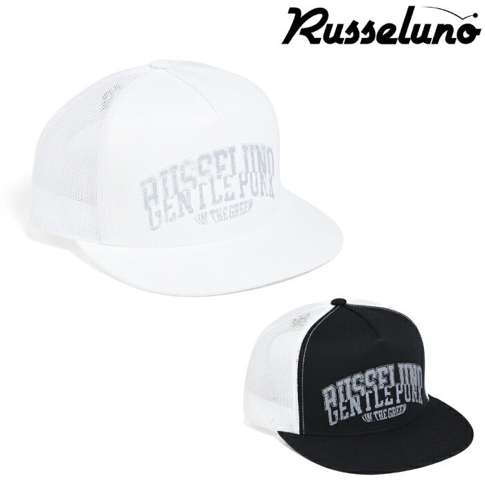 Russeluno ラッセルノ ゴルフウェア メンズ レディース GENTLE PUNK FLAT VISOR CAP ジェントルパンク フラットバイザーキャップ 帽子 スナップバックタイプ rs-2612110