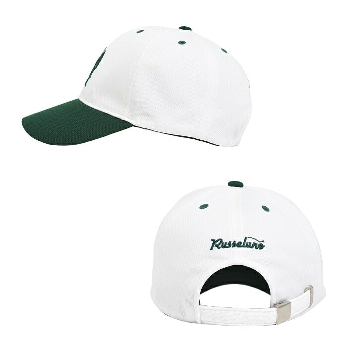 Russeluno ラッセルノ ゴルフウェア メンズ レディース LUCHA CURVED VISOR CAP カーブバイザーキャップ 帽子 吸汗速乾性 サイズ調整可能 rs-2622101