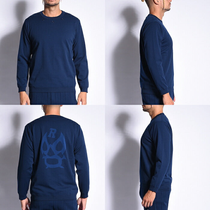 Russeluno ラッセルノ ゴルフウェア メンズ TECH KNIT SWEATER ニットセーター レギュラーフィット 軽量 イージーケア 裏地ストレッチ防風防寒 rs-2630501