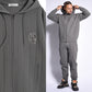 Russeluno ラッセルノ ゴルフウェア メンズ TECH KNIT FZ HOODIE ニット フルジップ フーディー パーカー レギュラーフィット 軽量 イージーケア 軽やかな着心地 rs-2630502