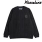 Russeluno ラッセルノ ゴルフウェア メンズ LOGO STRIPE REVERSIBLE TECH KNIT SWEATER 軽量 イージーケア ストレッチ 防風ニット リバーシブル rs-2630503