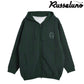 Russeluno ラッセルノ ゴルフウェア メンズ LOGO STRIPE TECH KNIT ZIPUP HOODIE ロゴ ストライプ テック ニット ジップアップ フーディー軽量 イージーケア ストレッチ 防風ニット フルジップ rs-2630504
