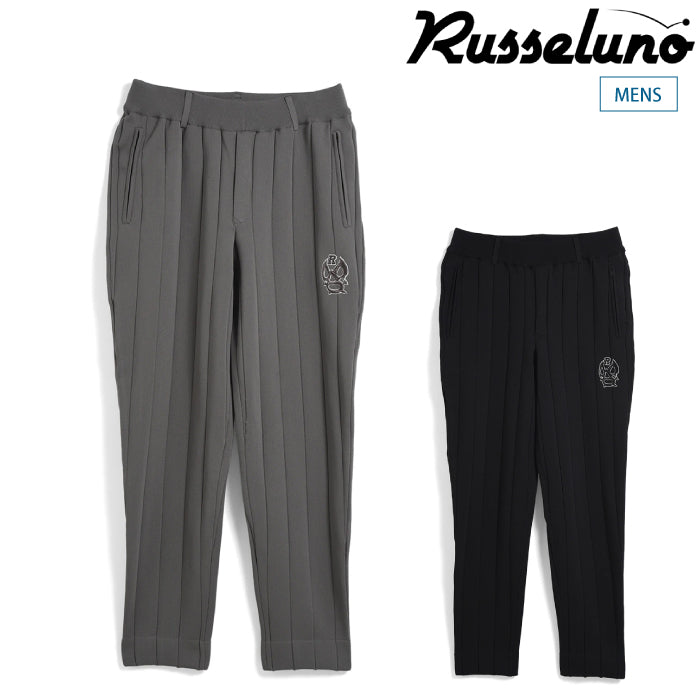 Russeluno ラッセルノ ゴルフウェア メンズ TECH KNIT JOGGER PANTS テック ニット ジョガー パンツ 軽量 イージーケア 畔編み rs-2630701