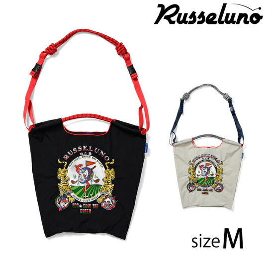 Russeluno ラッセルノ ゴルフ メンズ レディース カートバッグ Ball&Chain x Russeluno Collaboration BAG (M) オリジナルストラップ付属 RSBC-2512810