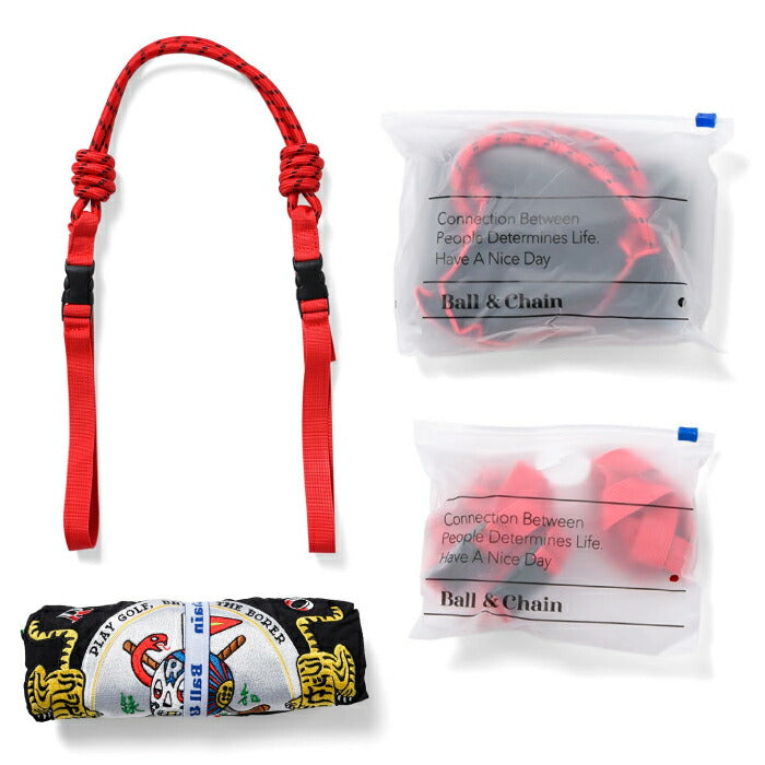Russeluno ラッセルノ ゴルフ メンズ レディース カートバッグ Ball&Chain x Russeluno Collaboration BAG (M) オリジナルストラップ付属 RSBC-2512810