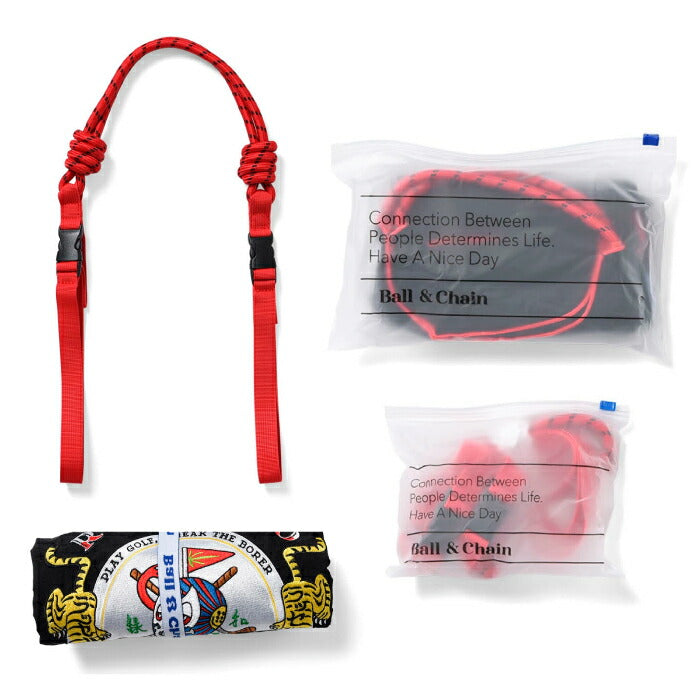 Russeluno ラッセルノ ゴルフ メンズ レディース カートバッグ Ball&Chain x Russeluno Collaboration BAG (L) オリジナルストラップ付属 RSBC-2512811