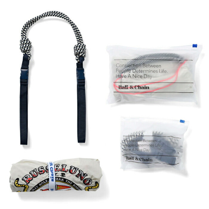 Russeluno ラッセルノ ゴルフ メンズ レディース カートバッグ Ball&Chain x Russeluno Collaboration BAG (L) オリジナルストラップ付属 RSBC-2512811