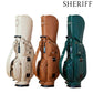 【送料無料】SHERIFF シェリフ メンズ レディース 2025.second アンティークシリーズ キャディバッグ 9.5インチ 数量限定生産 高級感 耐久性 シリアルプレート 低重心設計 SAT-001CB