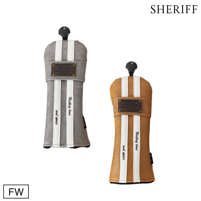 SHERIFF シェリフ メンズ レディース クラシックシリーズ フェアウェイウッド用ヘッドカバー SFC-013HC-FW CACC_01