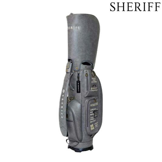 SHERIFF シェリフ メンズ レディース STANDARD 2026.first ヴィンテージシリーズ キャディバッグ 撥水性 低重心バランス設計 数量限定 sfv-001cb