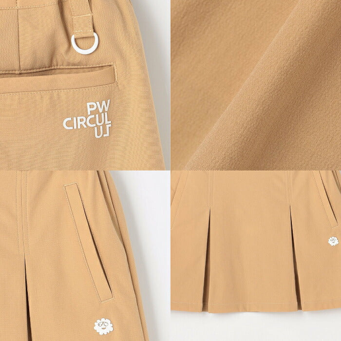PW CIRCULUS ピーダブリュサーキュラス ゴルフウェア レディース WOMEN タックプリーツスカート ベーシックなボックス型シルエット 品のある万能ウェア skpqlw0308