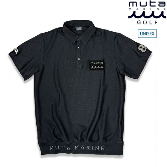 ムータマリン　ゴルフウェア　XLサイズ 黒　厚手　デカロゴ muta MARINE GOLF – muta Online Store
