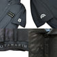 muta MARINE GOLF ムータマリンゴルフ×ゴルフシティアルド別注 メンズ レディース ゴルフウェア 数量限定 リブ付きポロシャツ ブラック 男女兼用 刺繍 ワッペン ギフトおすすめ SPJC-446870