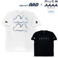 muta MARINE GOLF ムータマリンゴルフ×ゴルフシティアルド別注 メンズ レディース ゴルフウェア 数量限定 ストレッチTシャツ コットンブレンド スリムフィット ホログラム 刺繍 spmp-434856