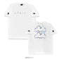 muta MARINE GOLF ムータマリンゴルフ×ゴルフシティアルド別注 メンズ レディース ゴルフウェア 数量限定 ストレッチTシャツ コットンブレンド スリムフィット ホログラム 刺繍 spmp-434856
