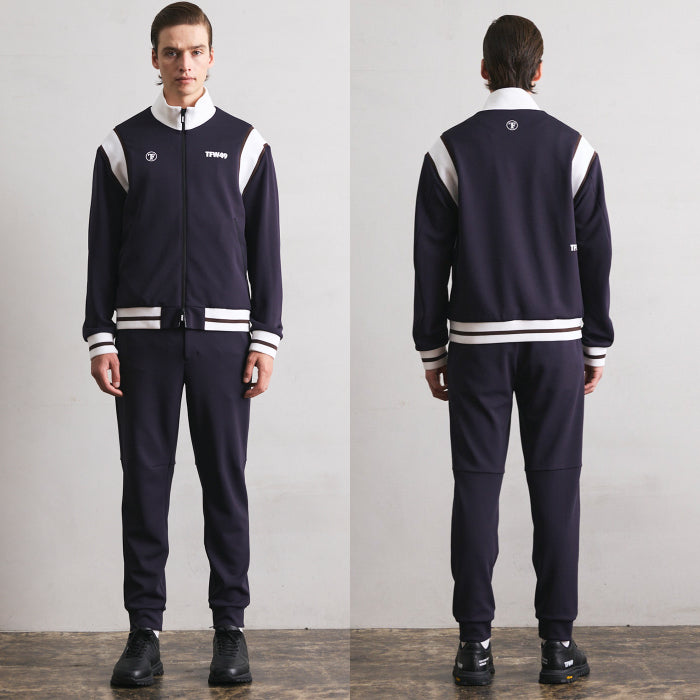 TFW49 ティーエフダブリュー ゴルフウェア メンズ LUXURY TRACK JACKET トラックジャケット ブルゾン ストレッチ UVカット 防シワ セットアップ対応 t042620006