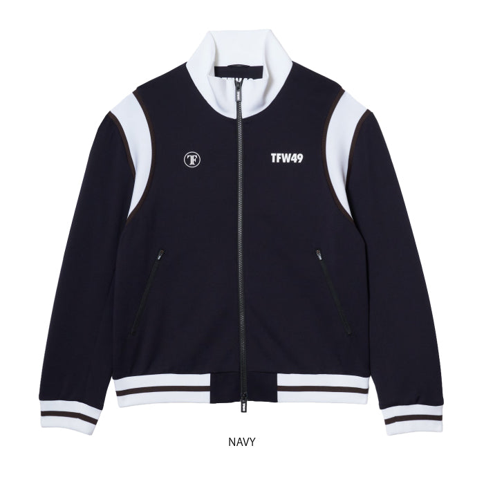 TFW49 ティーエフダブリュー ゴルフウェア メンズ LUXURY TRACK JACKET トラックジャケット ブルゾン ストレッチ UVカット 防シワ セットアップ対応 t042620006