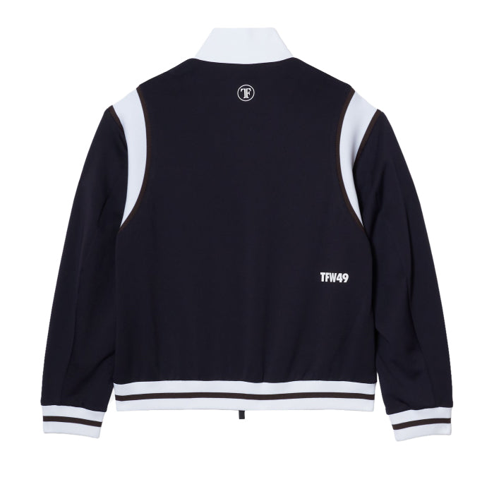 TFW49 ティーエフダブリュー ゴルフウェア メンズ LUXURY TRACK JACKET トラックジャケット ブルゾン ストレッチ UVカット 防シワ セットアップ対応 t042620006