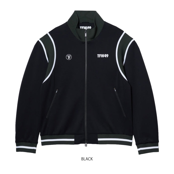 TFW49 ティーエフダブリュー ゴルフウェア メンズ LUXURY TRACK JACKET トラックジャケット ブルゾン ストレッチ UVカット 防シワ セットアップ対応 t042620006