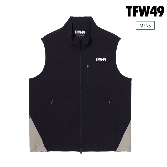 TFW49 ティーエフダブリュー ゴルフウェア メンズ SHELL VEST シェルベスト 高ストレッチ素材 UVカット 接触冷感 撥水 防シワ機能 t042620025