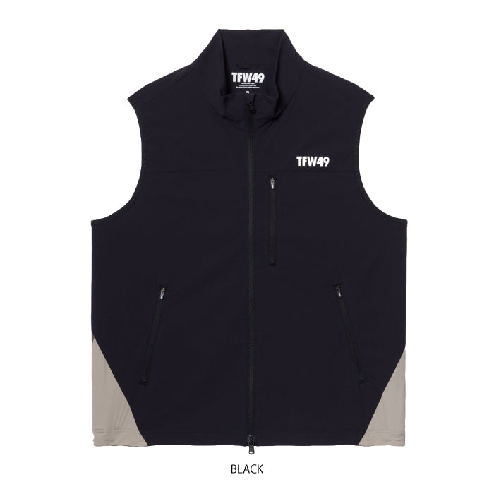 TFW49 ティーエフダブリュー ゴルフウェア メンズ SHELL VEST シェルベスト 高ストレッチ素材 UVカット 接触冷感 撥水 防シワ機能 t042620025