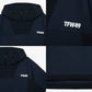 TFW49 ティーエフダブリュー ゴルフウェア メンズ CARDBOARD MATERIAL SHORT SLEEVE HOODIE 半袖ハーフジップパーカー カーボード素材 リラックス感のあるシルエット t102520031