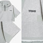 TFW49 ティーエフダブリュー ゴルフウェア メンズ CARDBOARD MATERIAL SHORT SLEEVE HOODIE 半袖ハーフジップパーカー カーボード素材 リラックス感のあるシルエット t102520031