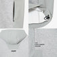 TFW49 ティーエフダブリュー ゴルフウェア メンズ CARDBOARD MATERIAL SHORT SLEEVE HOODIE 半袖ハーフジップパーカー カーボード素材 リラックス感のあるシルエット t102520031
