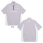 TFW49 ティーエフダブリュー ゴルフウェア メンズ HALF ZIP S/S MOCK NECK 半袖ハーフジップモックネックシャツ 接触冷感 UVカット スマートシルエット t102610007