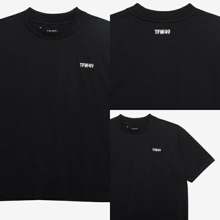 TFW49 ティーエフダブリュー ゴルフウェア メンズ HI-NECK SHORT SLEEVE T 半袖ハイネックTシャツ 高ストレッチ 防シワ ウォッシャブル 接触冷感 t102610019
