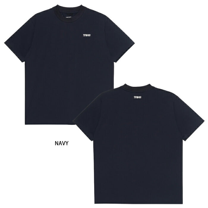 TFW49 ティーエフダブリュー ゴルフウェア メンズ HI-NECK SHORT SLEEVE T 半袖ハイネックTシャツ 高ストレッチ 防シワ ウォッシャブル 接触冷感 t102610019