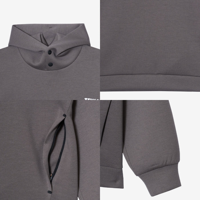 TFW49 ティーエフダブリュー ゴルフウェア メンズ CARDBOARD MATERIAL HOODIE フーディー パーカー プルオーバー ダンボール素材採用 UVCUT機能 セットアップ対応 t102620009