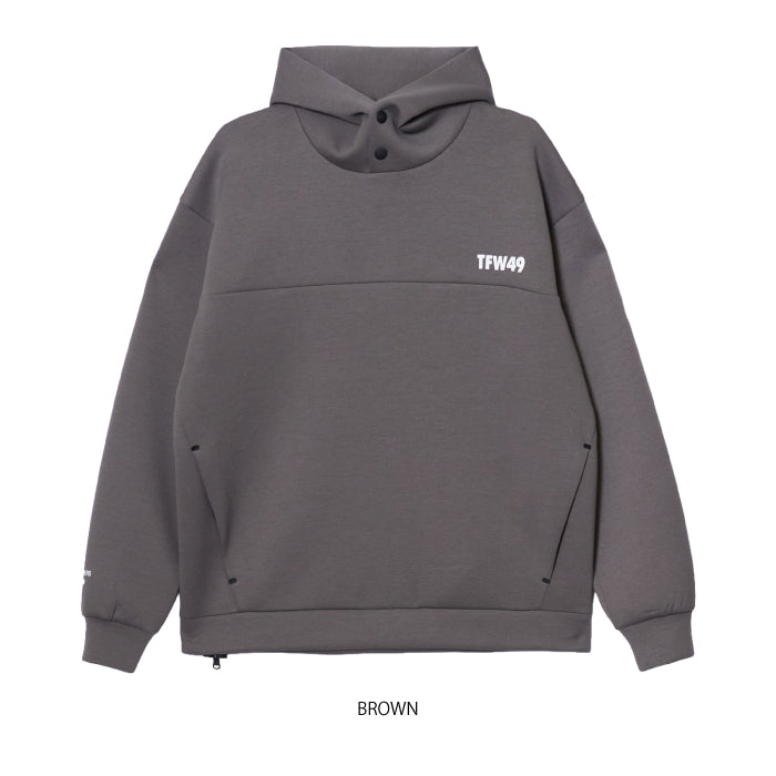 TFW49 ティーエフダブリュー ゴルフウェア メンズ CARDBOARD MATERIAL HOODIE フーディー パーカー プルオーバー ダンボール素材採用 UVCUT機能 セットアップ対応 t102620009