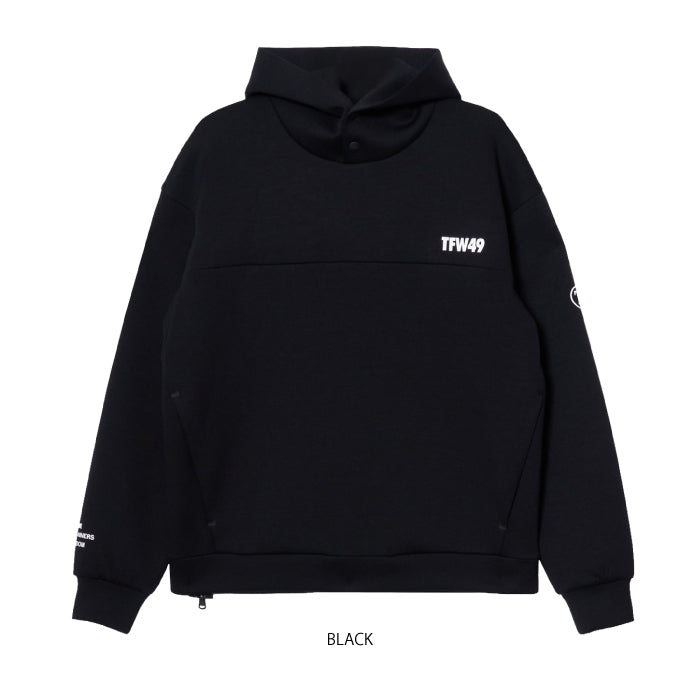 TFW49 ティーエフダブリュー ゴルフウェア メンズ CARDBOARD MATERIAL HOODIE フーディー パーカー プルオーバー ダンボール素材採用 UVCUT機能 セットアップ対応 t102620009