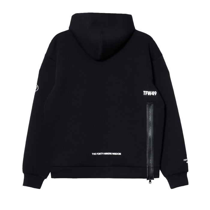 TFW49 ティーエフダブリュー ゴルフウェア メンズ CARDBOARD MATERIAL HOODIE フーディー パーカー プルオーバー ダンボール素材採用 UVCUT機能 セットアップ対応 t102620009