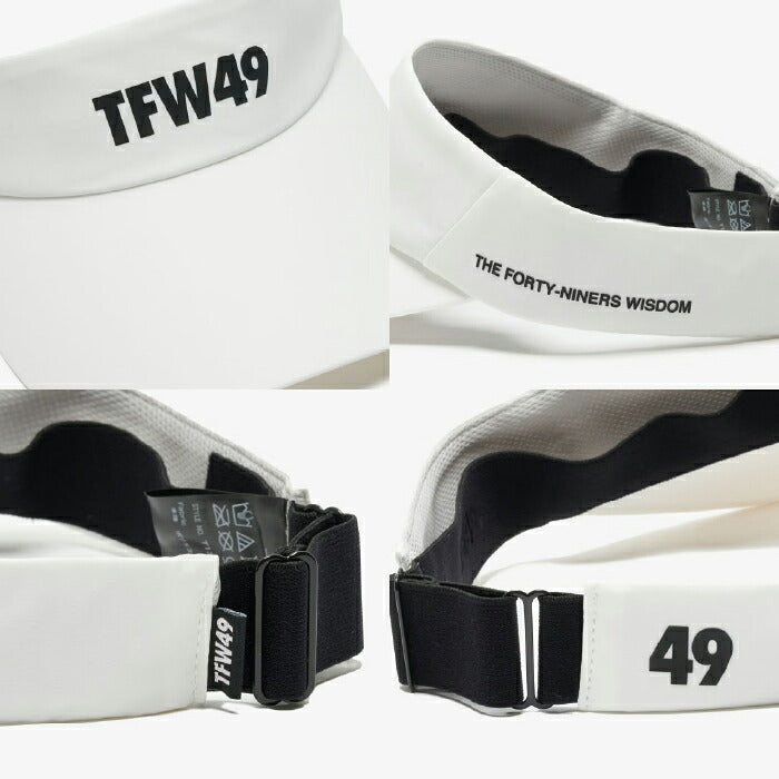 TFW49 ティーエフダブリュー ゴルフ メンズ レディース UNISEX TAFFETA SUN VISOR サンバイザー 調整可能なアジャスター付き t132520014
