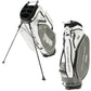 TFW49 ティーエフダブリュー ゴルフ メンズ レディース LEATHER CADDIE BAG キャディバッグ 9型 5分割 レザー調 高級感 収納しっかり T132520001