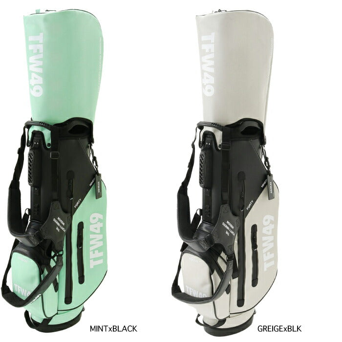 TFW49 ティーエフダブリュー ゴルフ メンズ レディース NYLON CADDIE BAG キャディバッグ 9型 5分割 軽量 耐久性 スタイリッシュ シンプル 洗練されたデザイン t132610018