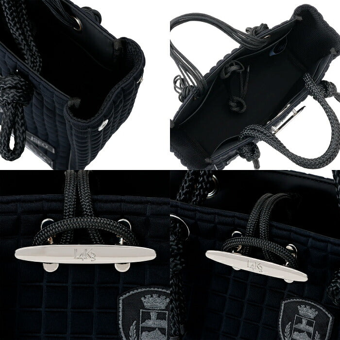 L4K3 レーク ゴルフウェア メンズ レディース CLEAT TOTE mini カートバッグ ネオプレン素材使用 内ポケット付 TOM-1002PA