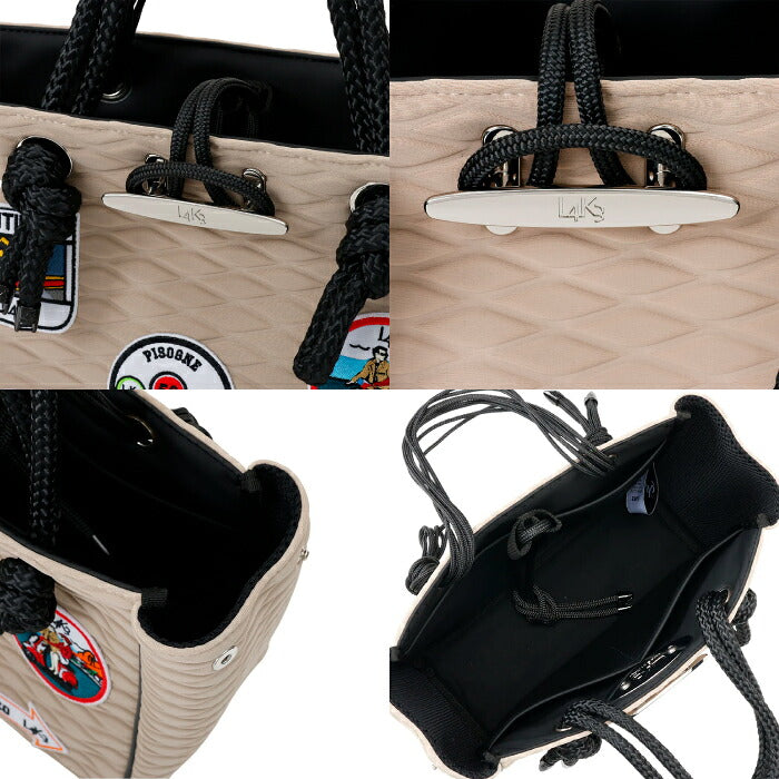 L4K3 レーク ゴルフウェア メンズ レディース CLEAT TOTE mini カートバッグ ネオプレン素材使用 内ポケット付 TOM-1180PA