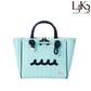L4K3 レーク ゴルフウェア メンズ レディース L4K3×muta CLEAT TOTE mini クリートトートミニ カートバッグ mutaコラボ 数量限定コラボレーションバッグ ネオプレン素材 mutaらしいライトブルー tom-1189mu