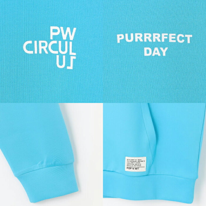PW CIRCULUS ピーダブリュサーキュラス ゴルフウェア メンズ MEN リラクシングジャージーフーディ パーカー プルオーバー かぶり ストレッチ抜群 軽量 topnlm0301