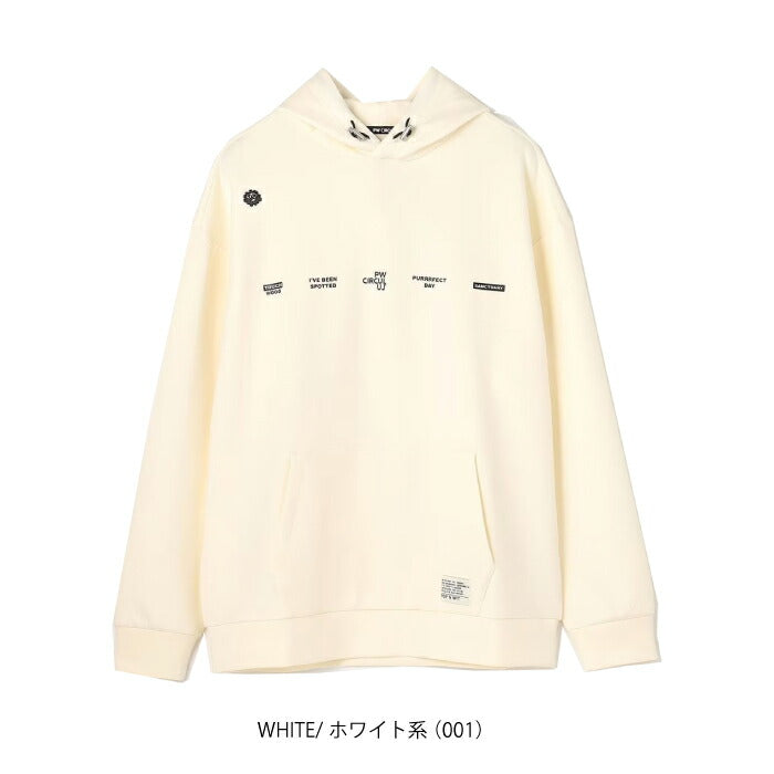 PW CIRCULUS ピーダブリュサーキュラス ゴルフウェア メンズ MEN リラクシングジャージーフーディ パーカー プルオーバー かぶり ストレッチ抜群 軽量 topnlm0301