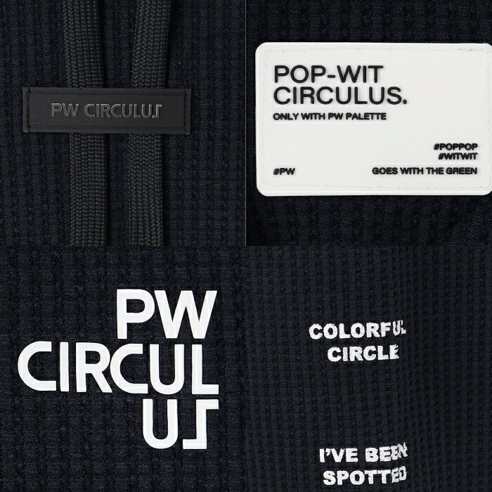 PW CIRCULUS ピーダブリュサーキュラス ゴルフウェア メンズ MEN ドライワッフルフーディ プルオーバー UVカット 吸水速乾 ストレッチ機能付 topnlw0301