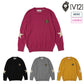 V12　ヴィトゥエルブ　メンズ・レディース　STAR ELBOW KNIT　クルーニット【メリノウール 　エルボーパッチ】V122120-KN02