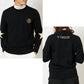 V12　ヴィトゥエルブ　メンズ・レディース　STAR ELBOW KNIT　クルーニット【メリノウール 　エルボーパッチ】V122120-KN02